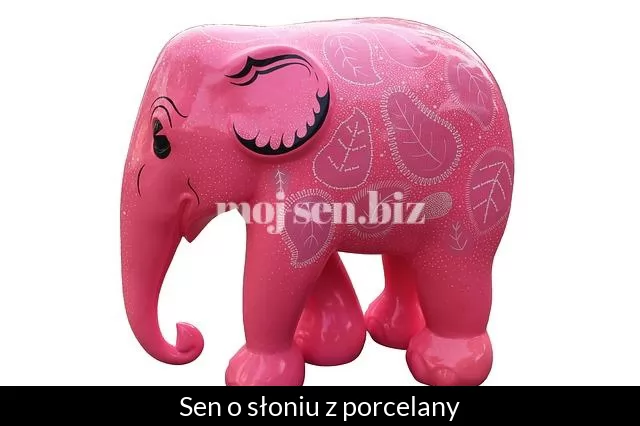 Sen o słoniu z porcelany