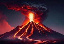 Sen o wybuchu wulkanu
